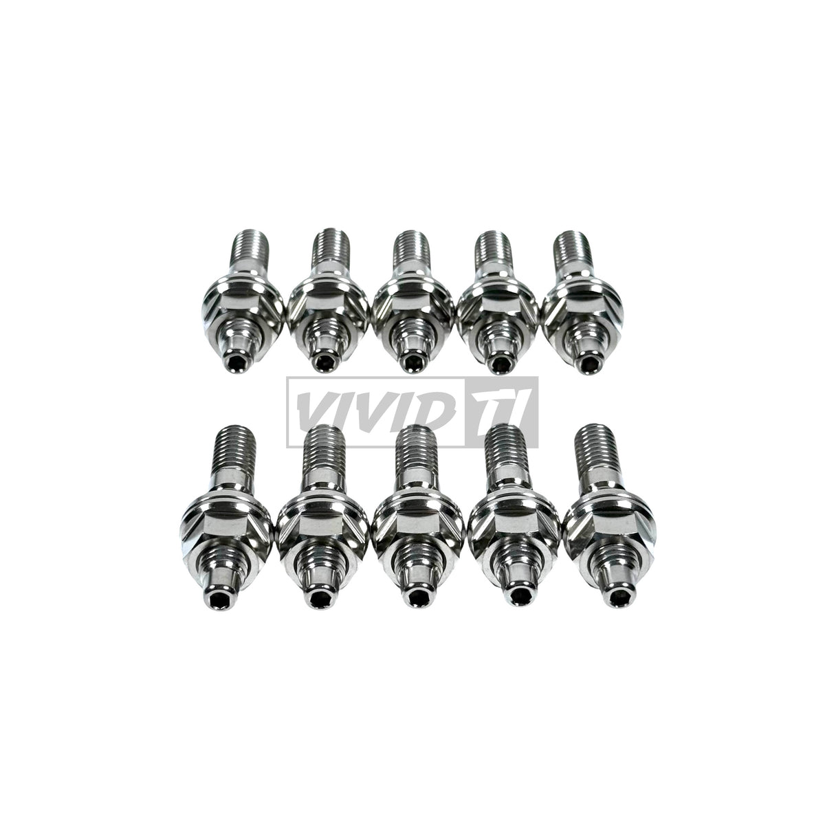 Yamaha YZF R6 5sl Stainless Exhaust Header Studs And Flange Nut Kit Bolts 03-06 - View #2