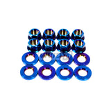 DA/DC/EF/EG Chassis - F&R Upper Upper Strut & Shock Titanium Hardware Kit