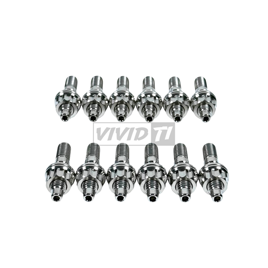 thumbnail image 2 of Titanium Exhaust Head Pipe Bolt Kit For Polaris RZR XP 900 1000 – 6pc Set 2 of 6