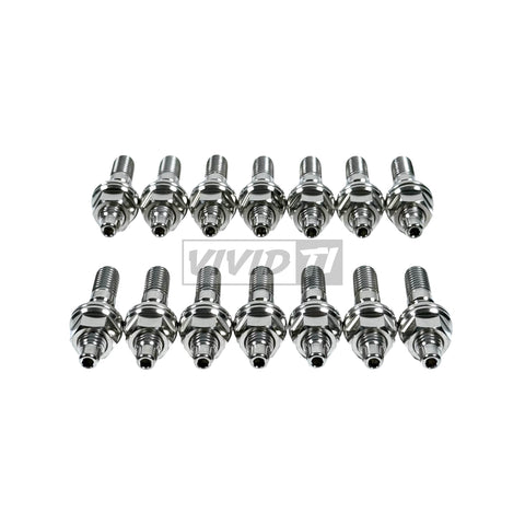 RB20 / RB25 / RB26 Titanium Aftermarket Intake Manifold Stud Kit (14pcs)