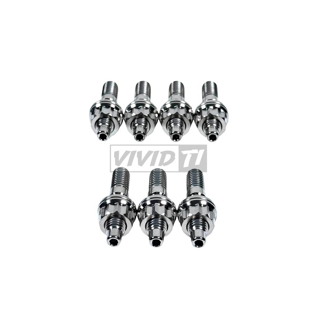 Sickspeed Spiked Chrome Intake Exhaust Manifold Stud Bolt Kit – 10pc P12