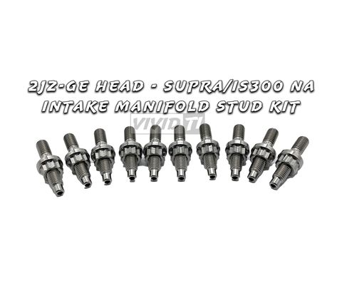 2JZ-GE Head - Supra/IS300 NA Titanium Intake Manifold Stud Kit! (10pcs)