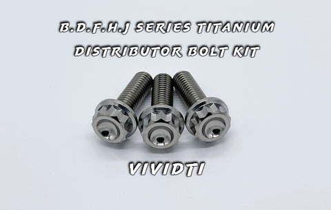 B.D.F.H.J Series Titanium Distributor bolt kit