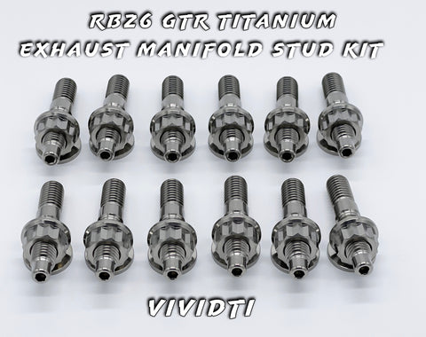 GTR RB26 Titanium Exhaust Manifold Stud Kit